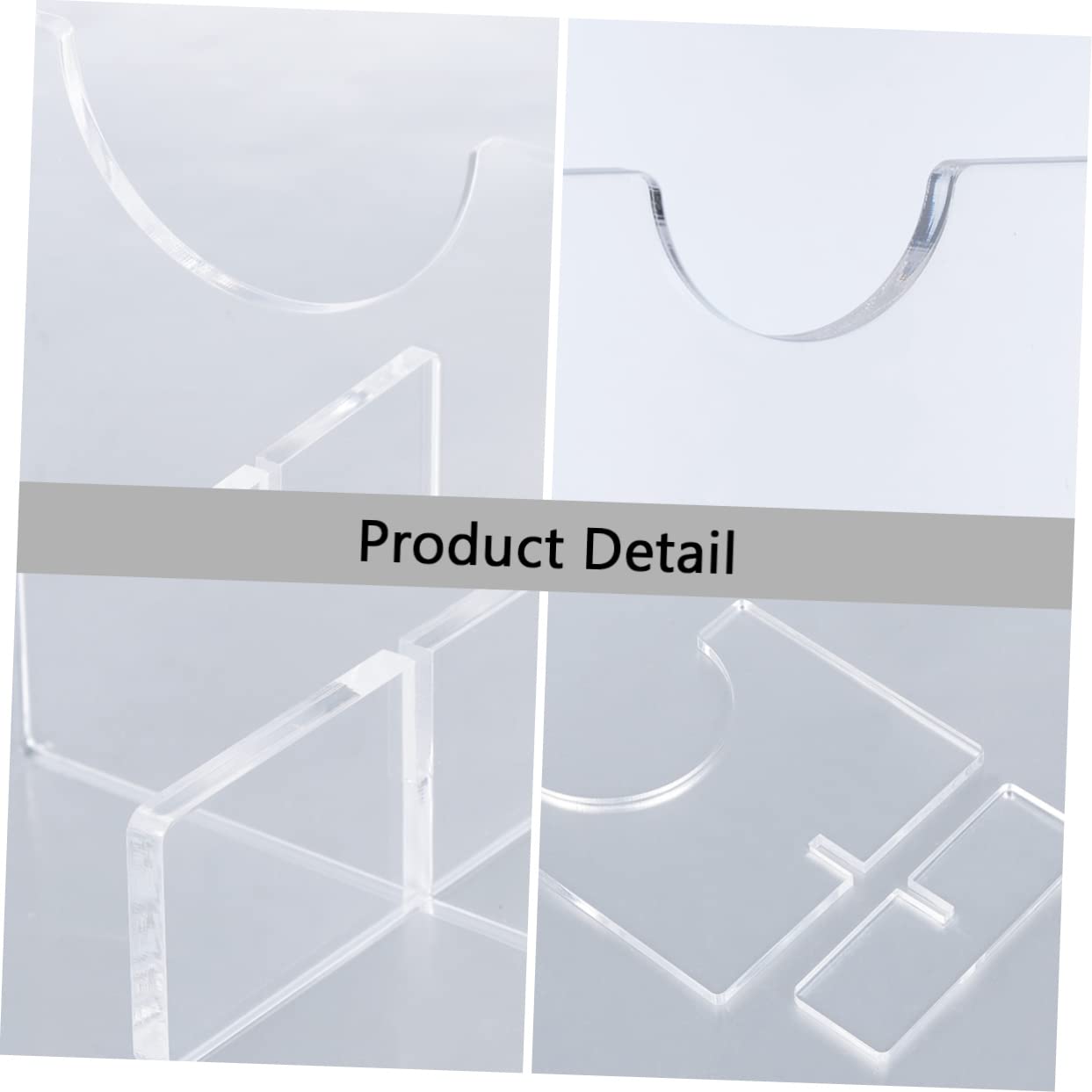 KICHOUSE Baseball Display Mount Acrylic Bat Holder Display Rack Save Space for Collector Baseball Enthusiasts