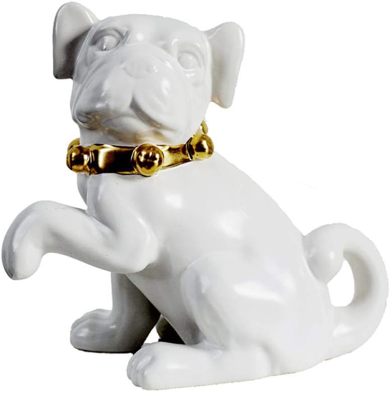 Sculpture Bust Handmade Character Decoration Dog Art Animal Ceramic Crafts Decoration