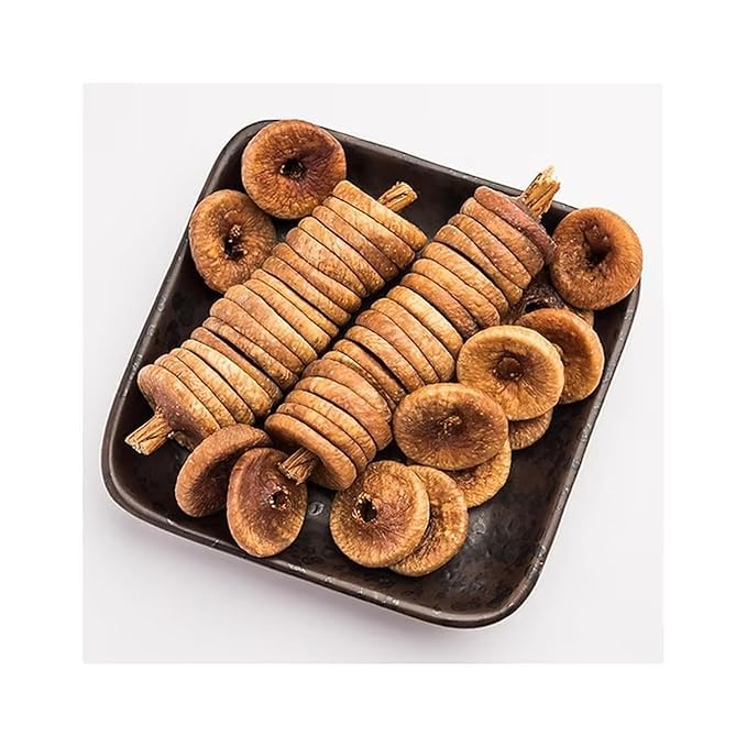 Image of Nutkosh Premium Dried Afghani Anjeer 1000gm | Healthy Dry Fruit Snacks | Sun Dried Figs | Rich Source Of Fibre Calcium & Iron | Low In Calories And Fat Free Snacking Dieting