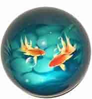 Amazon.co.jp: Waltz&F 直径60mm 金魚 半球 水晶 文鎮 ペーパー