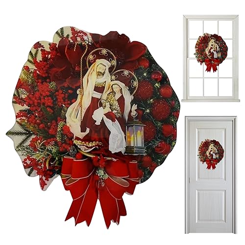 Couronne de Noël pour porte : transformez votre entrée en chalet d'hiver - 8
