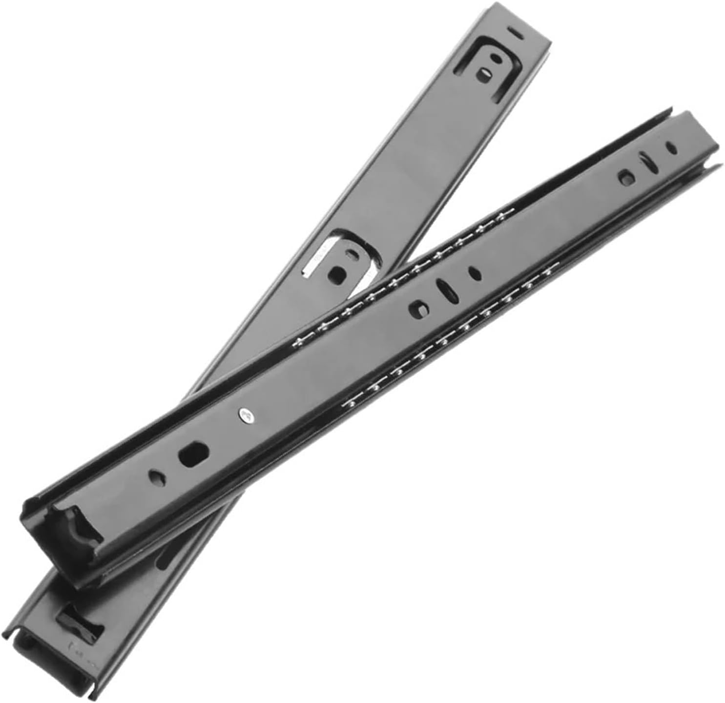10-18 inch Pair of Drawer 2 Section Slide Rails for Drawer Slide Furniture Hardware(16inch(40cm))