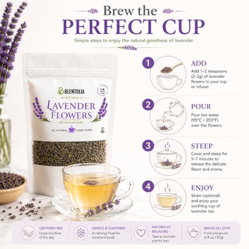 Lavanda seca de calidad culinaria premium 50 g miniatura 5
