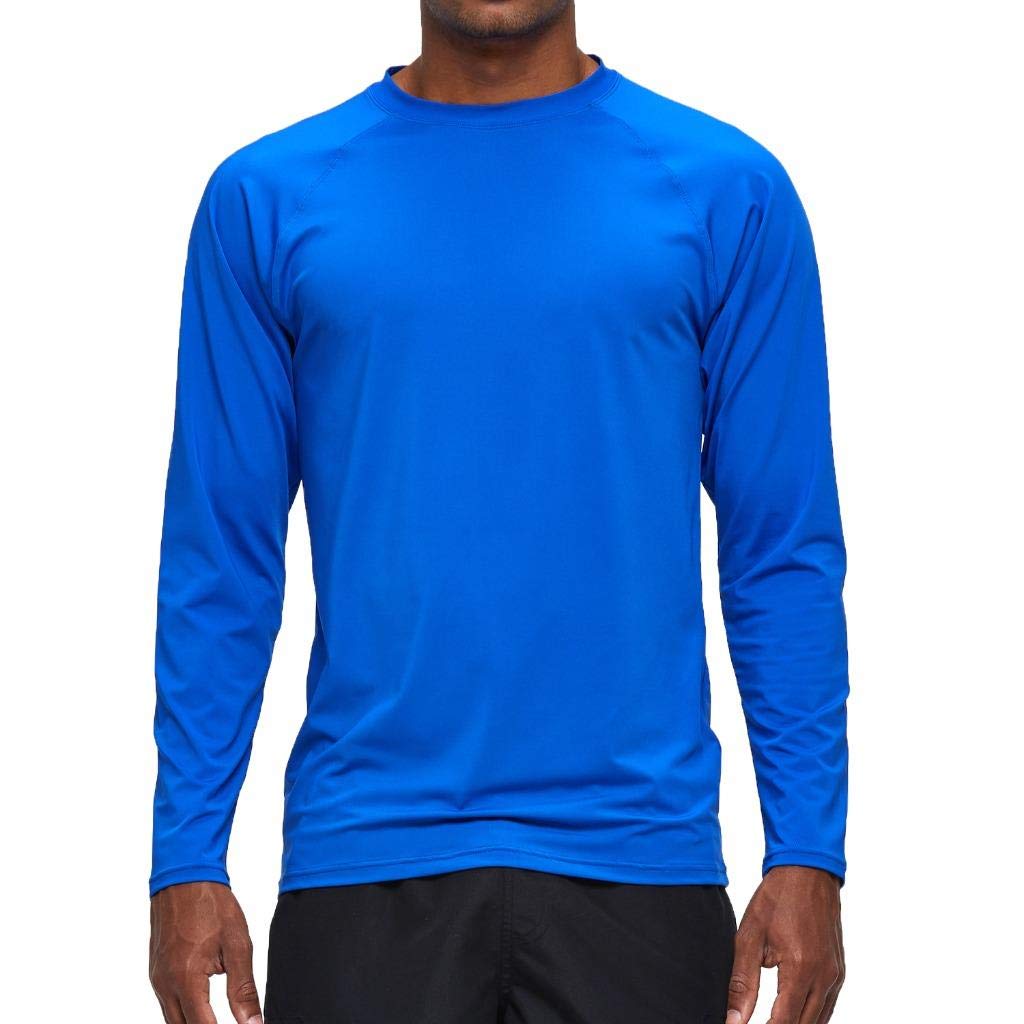 Arcweg UV-Schutz T-Shirt Herren Rashguard UPF 50+ Langarmshirt Sommer Tshirt Strand Schnell Trocknend Leicht Badeshirts Surfen Angeln Wandern Top