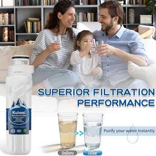 EDR2RXD1 W10413645A filter 2 Replacement, Compatible with Whirl-pool EDR2RXD1, WHR2RXD1, KAD2RXD1, W10238154, W10413645, P6RFWB2, 46-9082, 46-9903, white (3-pack)