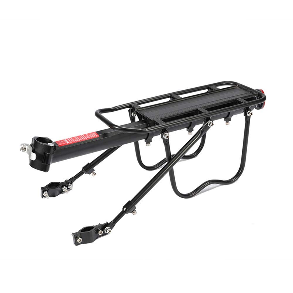 Portabultos Bicicleta MTB Bike Shelf Trasero Ciclismo Bicicleta Rack Actualizado Bike Rack Aleación de aluminio Puede llevar 50kg Equipaje Transportero trasero para bicicletas Portaequipajes Para Bici