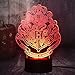 Produktbild 3D Illusion Lampen Magic School-Logo 16 Farben Led Nachtlicht Touch-Schalter Schlafzimmer Schreibtisch Beleuchtung Haus Dekoration Für Kinder Weihnachten Geburtstag Beste Geschenk Spielzeug