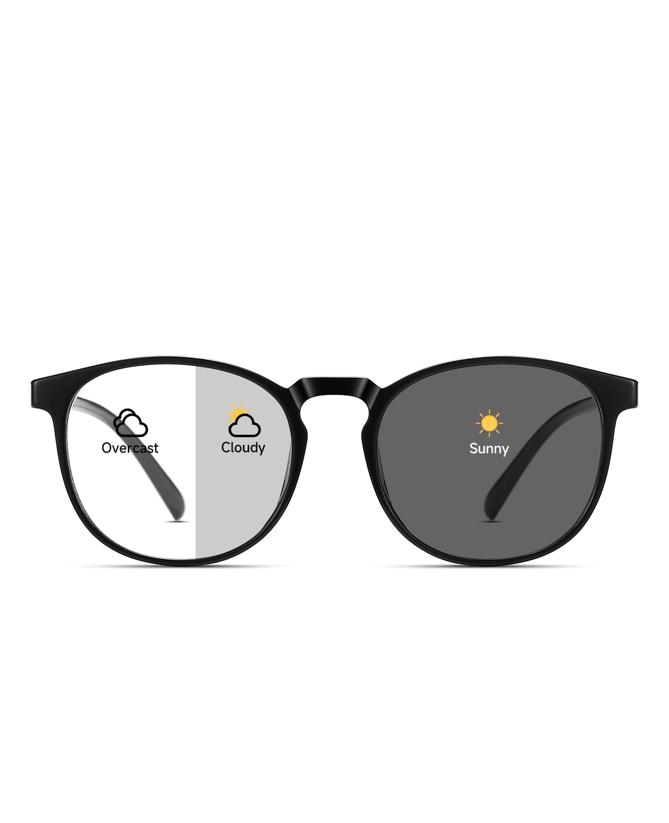 Blue Light Blocking Glasses,Computer Glasses,Anti Eyestrain, Lightweight Frame Eyeglasses,Men/Women… (Black | Anti-Blue Light Tinted Lenses)