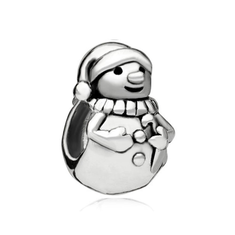 CharmSStorySnowmans Silver Plated Beads Charms for Bracelets
