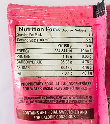 Image of Jalani Gulaab Sharbat Mix 100g Pouch