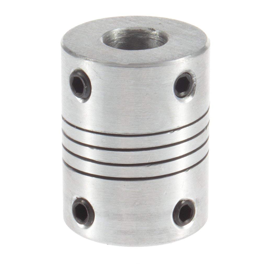 DINGGUANGHE-CUP Coupler 5x8mm for Motor Jaw Shaft Coupler Flexible Coupling OD 19x25mm Metal
