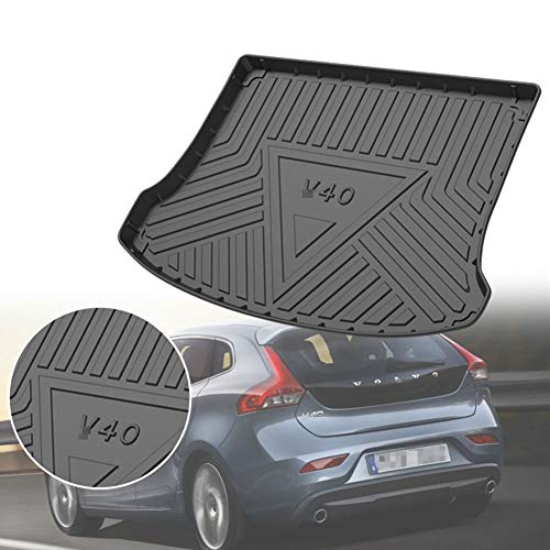 BNHHB Alfombrillas para Maletero para Coche para Volvo V40 2013-2019, Impermeable Antideslizante...