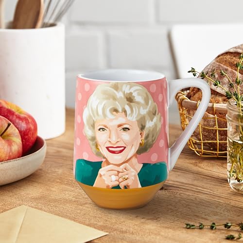 Taza The Golden Girls Hallmark 15 oz Rosa miniatura 2
