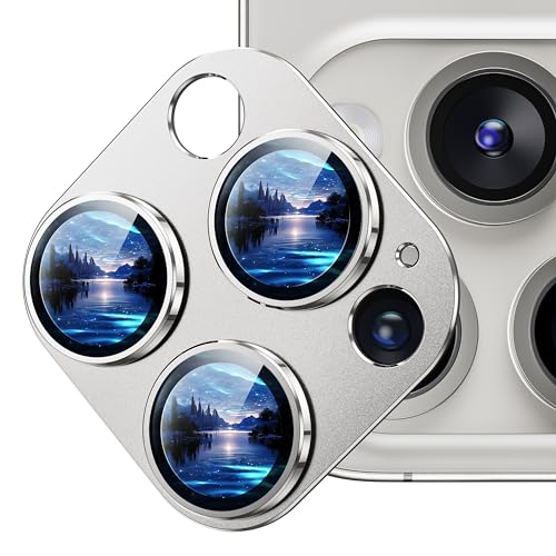 WSKEN for iPhone 15 Pro/iPhone 15 Pro Max Camera Lens Protector