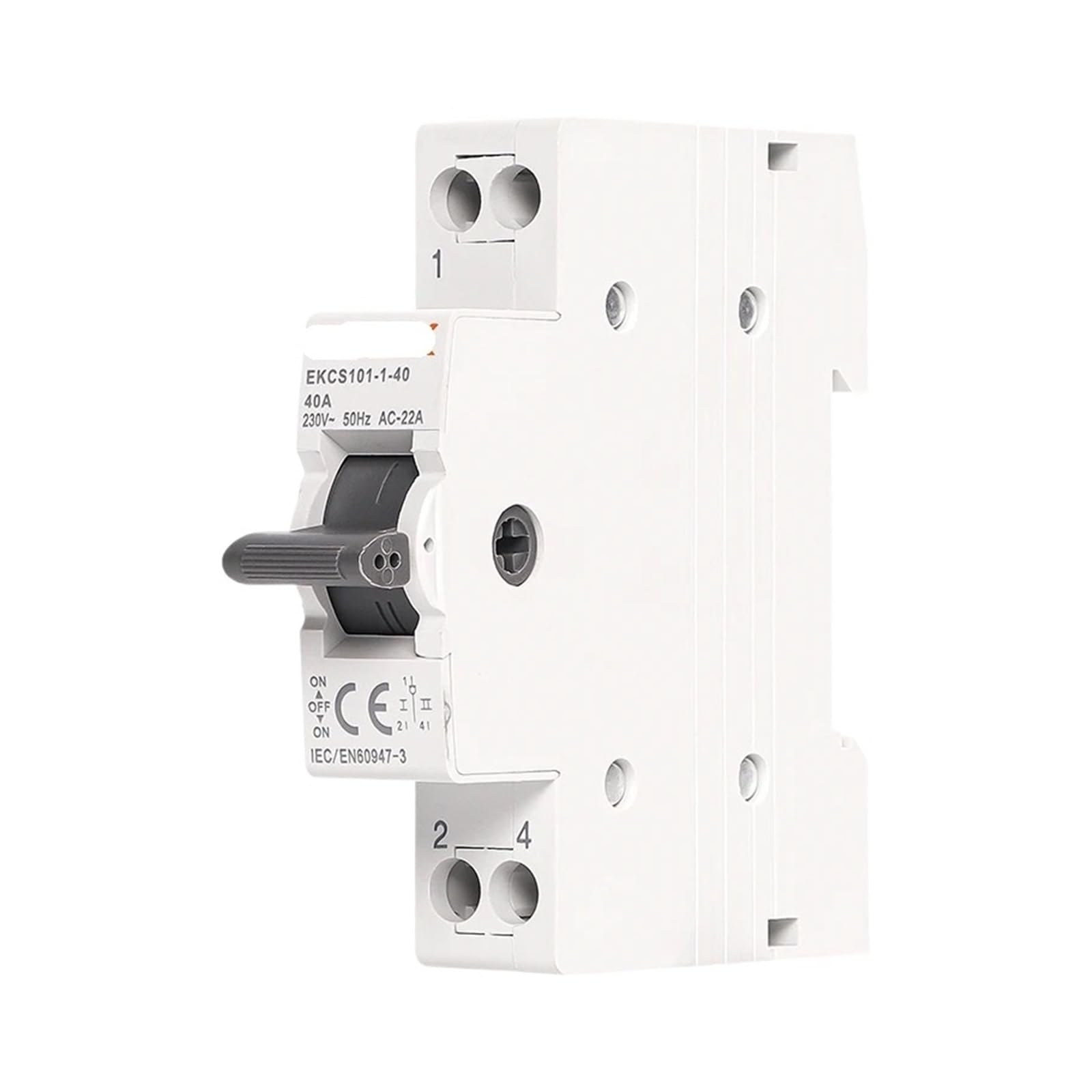 Commutateur de transfert manuel 4P 40A 400V EKCS101