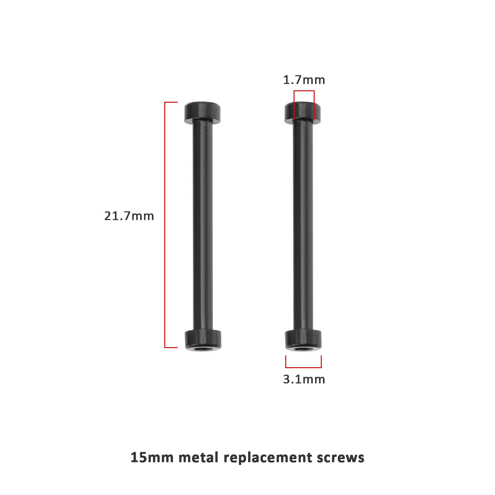 LT Easiyl 1Set Watch Band Lug Link Pins Repair Kit with 2x Metal Screw Rods 2x Screwdrivers Compatible with Garmin Fenix Forerunner220 230 235 620 735XT - Image 4