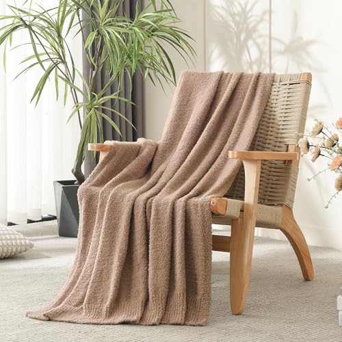 Knit Throw Blanket Super Soft Warm Blanket for...