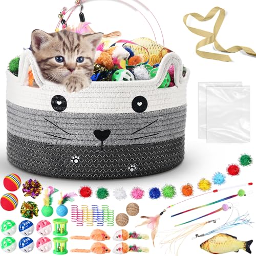 Jouets interactifs pour chat à la maison : balles froissées et clochette pour jouer - 9
