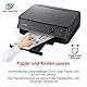 Canon PIXMA TS5350 Drucker Farbtintenstrahl Multifunktionsgerät DIN A4 (Scanner, Kopierer, OLED, 4.800 x 1.200 dpi, USB, WLAN, Duplexdruck, 2 Papierzuführungen), schwarz