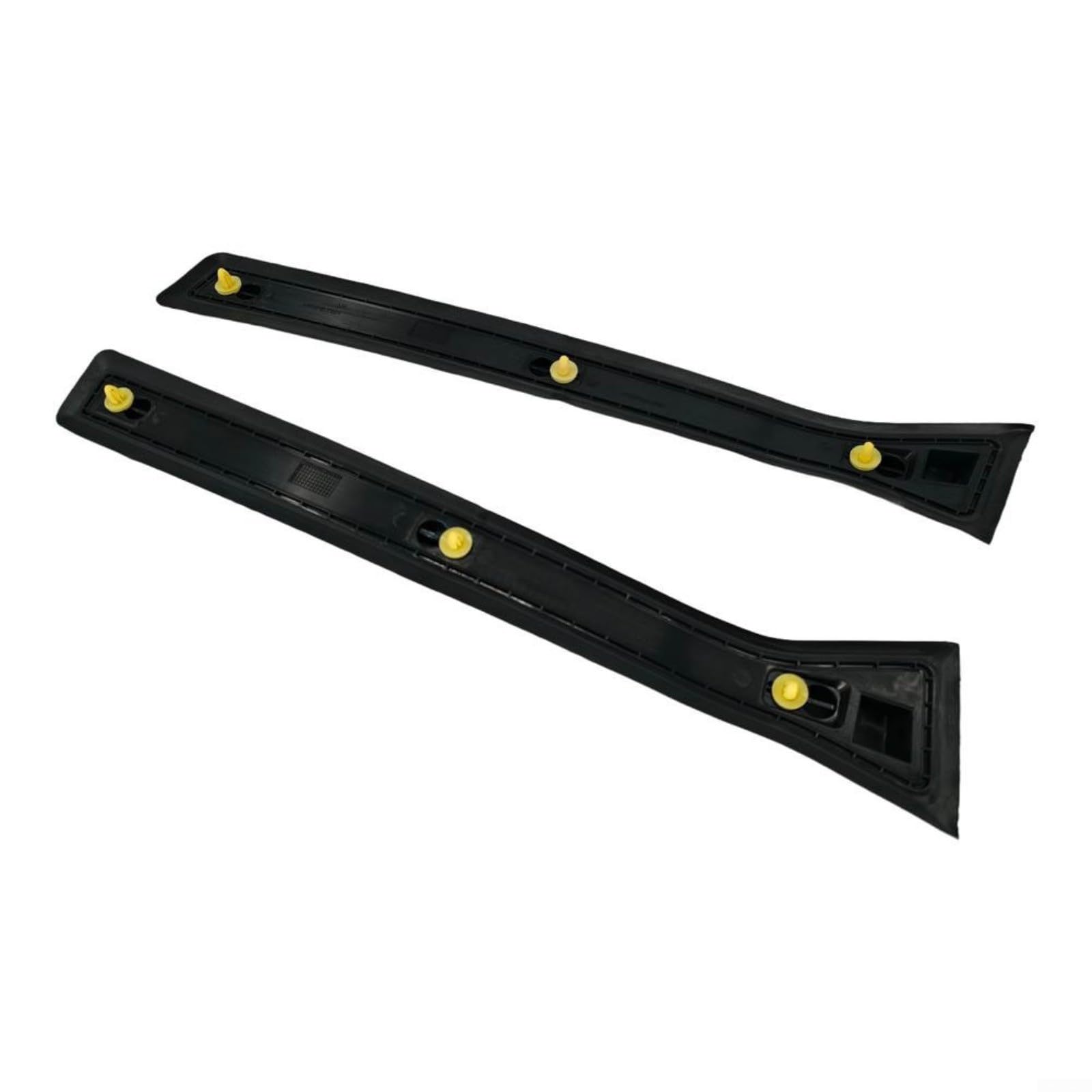 Set di 2 strisce di tenuta per montante B per Opel Astra H (2004-2010) e Opel Astra H (OEM 13123710/13123711), materiale ABS, nero