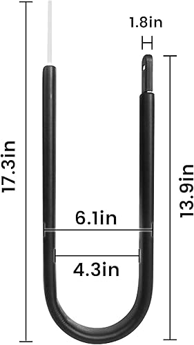 Miniatura 3 de Rokia R Estante para tablas de surf para paddleboard, kayak, surf, almacenamiento, juego de estante de montaje en pared, aleación de aluminio ligera