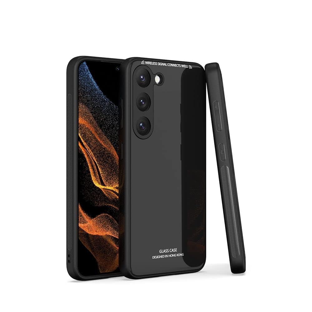 Case Creation Luxury Trendy Mirror Reflection Slim Toughened Phone Case with Shockproof TPU Camera Protection Anti-Skid Grip Hard Back Case 9H Tempered Glass Cover for Samsung Galaxy S21 FE (HD Black) (B0CXBR9KXK) Amazon Price History, Amazon Price Tracker
