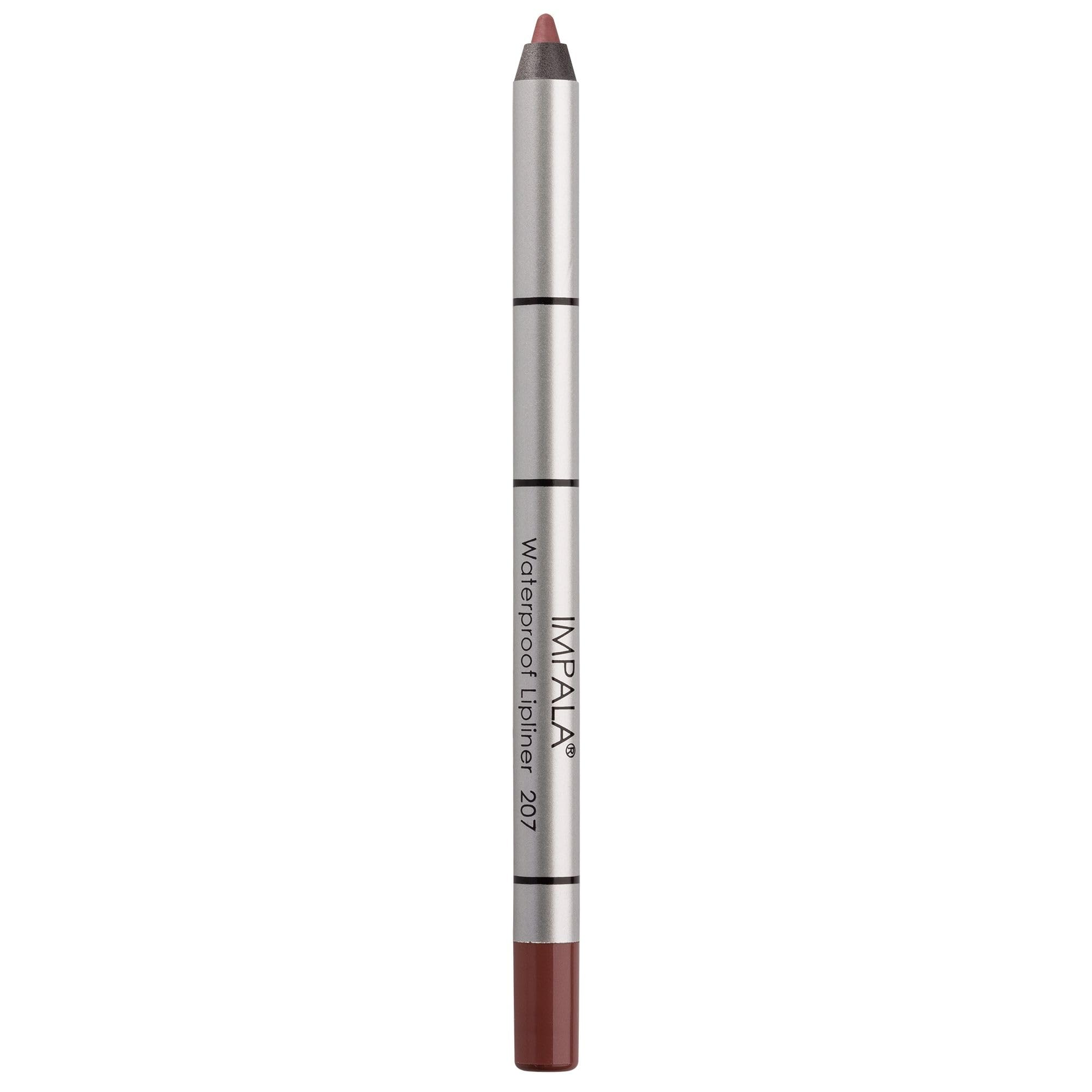 IMPALA | Wasserdichter Cremelippenstift in Rosa-Grau 207 | Dauerhafter Lippenkonturenstift | Wasserdichter Lippenstift | Lang anhaltender Lippenkonturenstift | Volumeneffekt