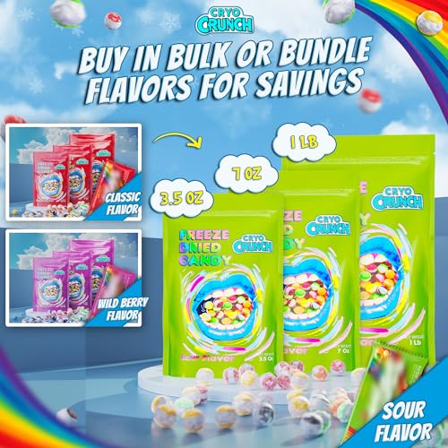 Freeze Dried Sour Candy (10oz) By Primary Colors Candy - Freeze Dried Candy Sour - Freeze Dry Candy