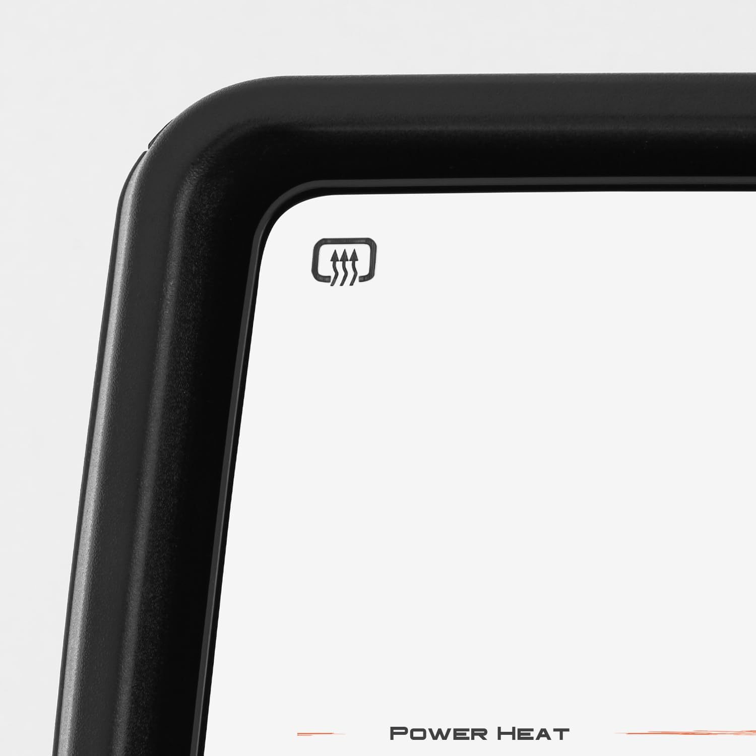 AKKON - Fits 2019-2022 Chevy Silverado 1500 Power Heated Manual Folding Towing Mirror w/LED Turn Signal Pair Smoked