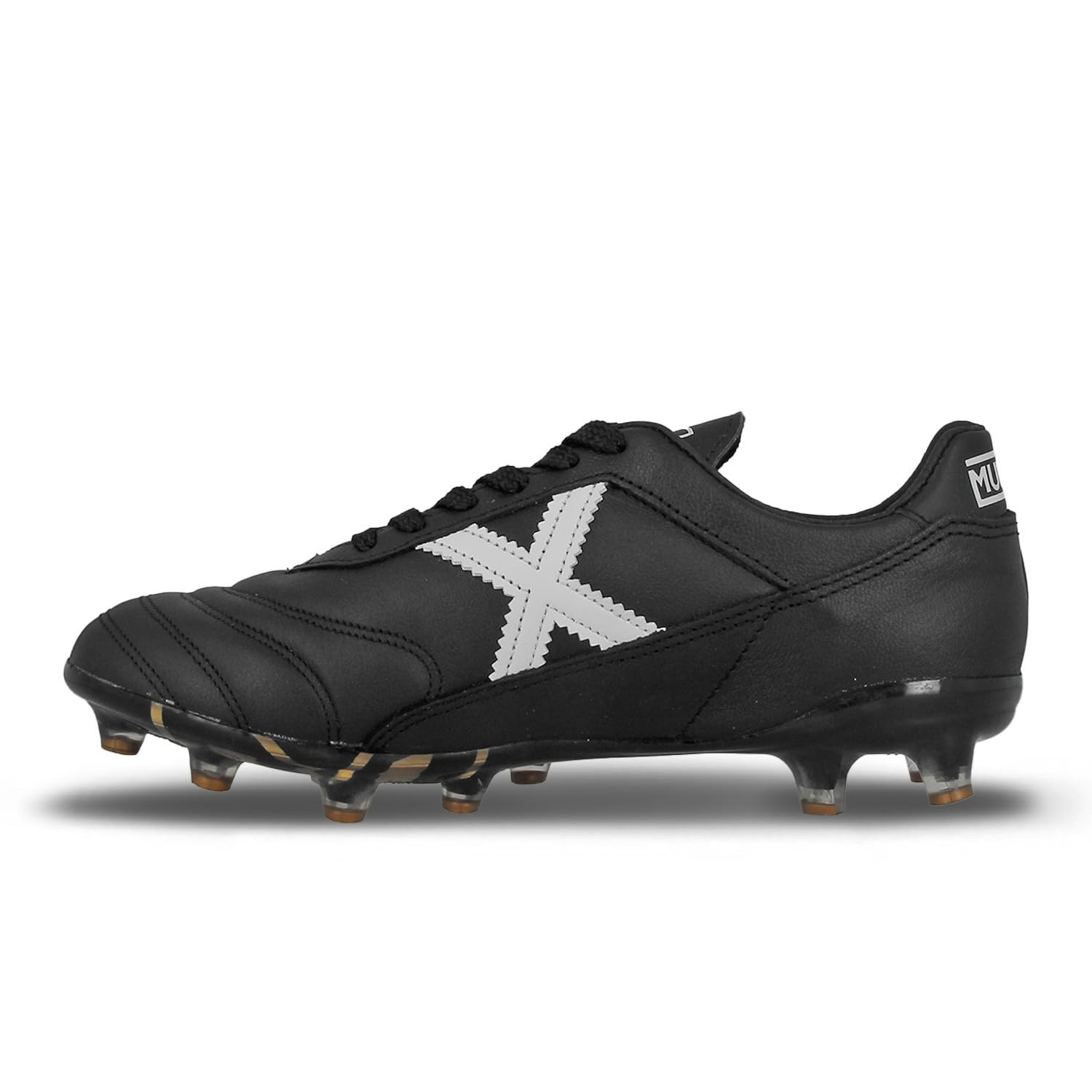 Munich Mundial 2.0 FG13 33, Football Boots Unisex Adult, Black, 38 EU, Black/White, 6 UK