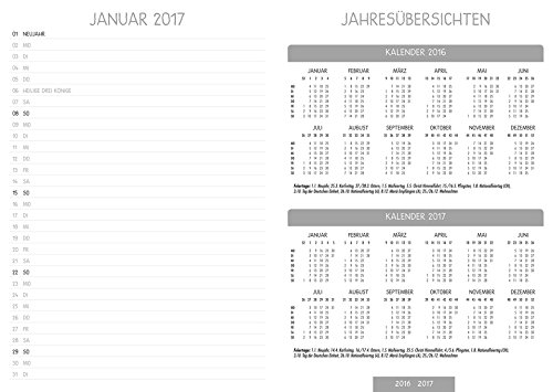Helme Heine 17-Monats-Kalenderbuch A6 2016: Kalenderbuch über 17 Monate mit Schulferien, Stundenplänen und Notenübersicht