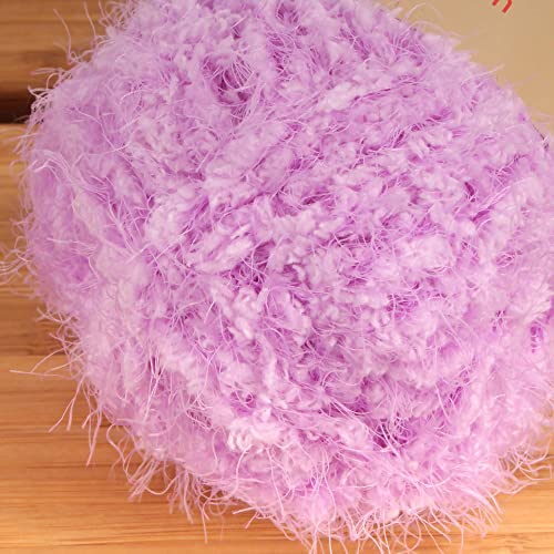 JubileeYarn Baby Bear Yarn - Chunky Weight Polyester Fur - 100g/Skein - Lavender - 4 Skeins, 06 Lavender - Image 3