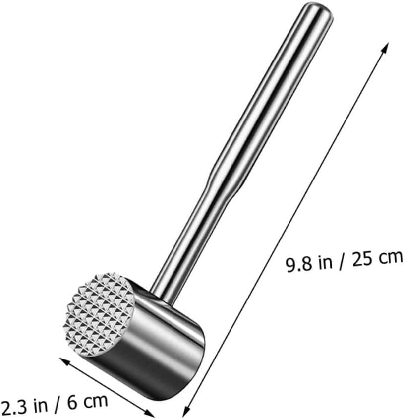 COLLBATH Multi-function Meat Tenderizer Hammer Meat Mallet for Steak Pork and Poultry Kitchen Tool and Enhancing Flavor