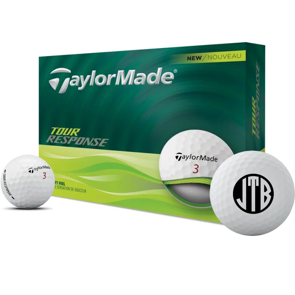 Taylormade Tour Response Monogrammed Golf Balls - 2025 Model