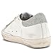 Golden Goose Superstar Leather Upper Cocco Print Star Crystal Heel (9US) White/Grey