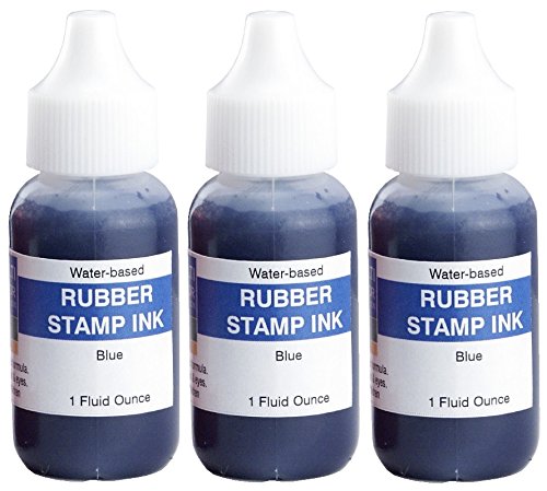 Extra Large 8" X 12" Industrial Rubber Stamp Ink Pad In Metal Case, Blue Stamp Pad #TOP2