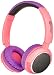 BLACK FRIDAY DEAL! Contixo KB-300 Kid Safe 85DB Over the Ear Wireless Bluetooth LED Headphone with Volume Limiter, Built-in Microphone, Micro SD, FM Stereo Radio, Audio Input, Pink + Purple