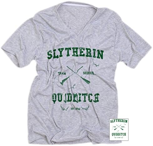 Harry Potter Slytherin Women T-Shirt Teeinspector Unisex T-Shirt Grey Tee Large