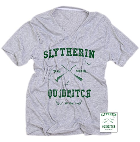 Harry Potter Slytherin Women T-Shirt Teeinspector Unisex T-Shirt Grey Tee Large