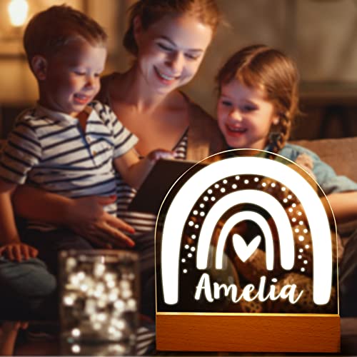 Lámpara de Mesa de Noche Acrílica LED Personalizada VEELU miniatura 2