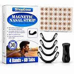 Magnetic Nose Strips – Breathe Easier Instantly, Anti Snoring Device, Magnetic Nasal Strips for Congestion Relief, Reusable Nose Clip for Men & Women