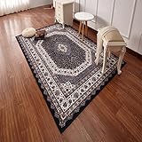 Teppichs Schlafzimme rutschfest Schwarz Grau Weiß Europäischer Klassischer Stil Teppich Für Küchen Flur Sofa Matte Kinderzimmer Schlafzimmer Teppivh 200X250cm