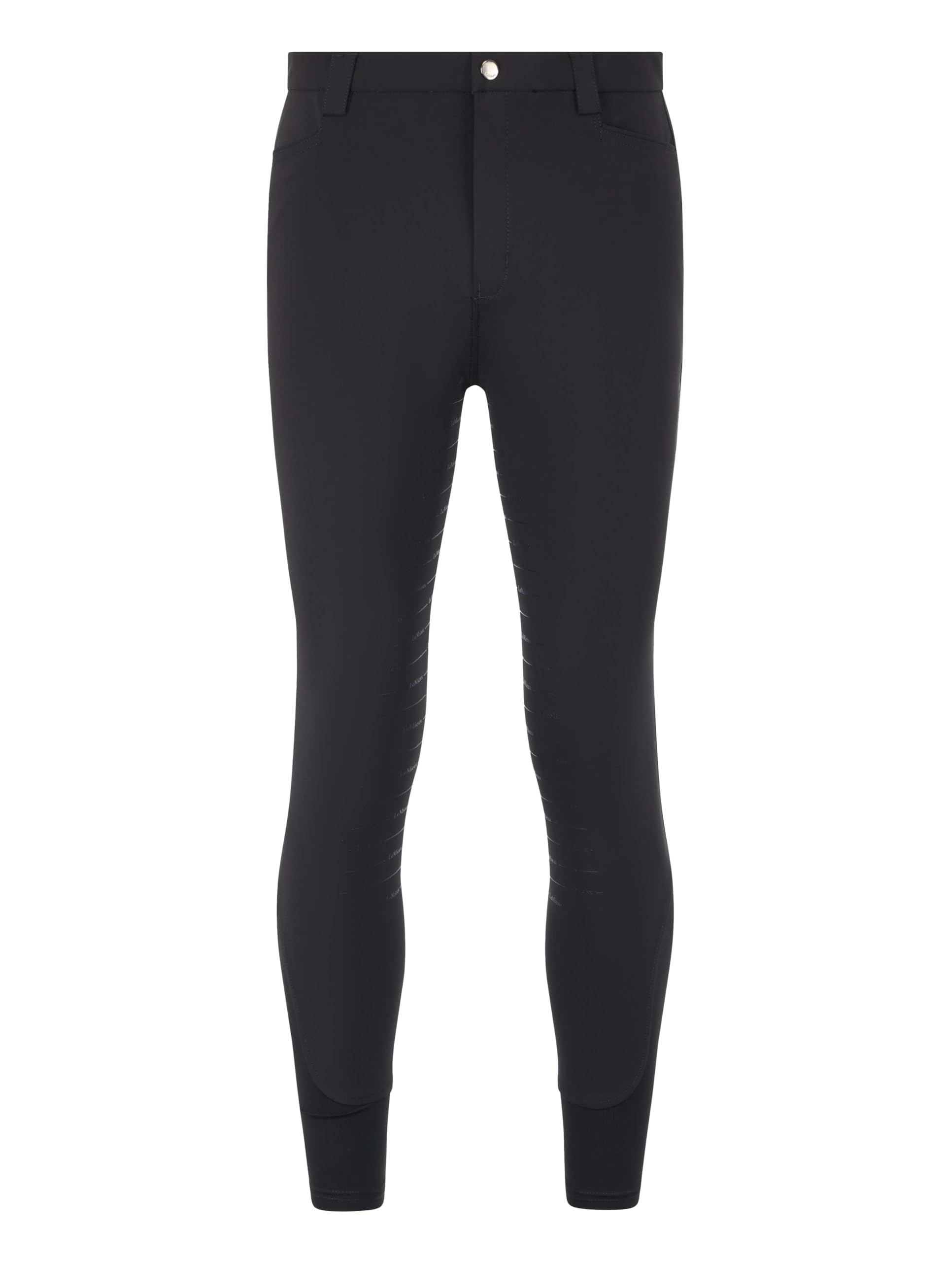 LeMieux Mens Full Seat Sports Breech - Four-Way Stretch - Front and Back Pockets - Black - 32IN