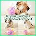 2 Jumping Activation Ball for Dogs Flashing Ball Light, Colorful 12cm Spiky Squeaky Light up Dog Ball with Music, Active Rolling Ball for Dogs, Vibrating Dog Ball Toy, Interactive Moving Dog Ball