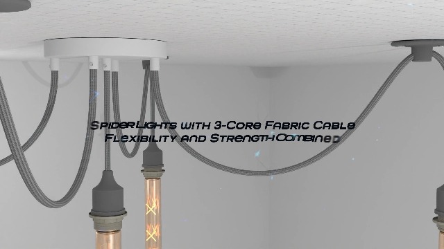 Image of 16.4ft 18 Cloth Covered Electrical Wire 5m Vintage Style 18-Gauge Twisted Braided Cord for Antique Lamps DIY Lighting Projects Chandeliers Home Decor (3 Core Round - Black, White)