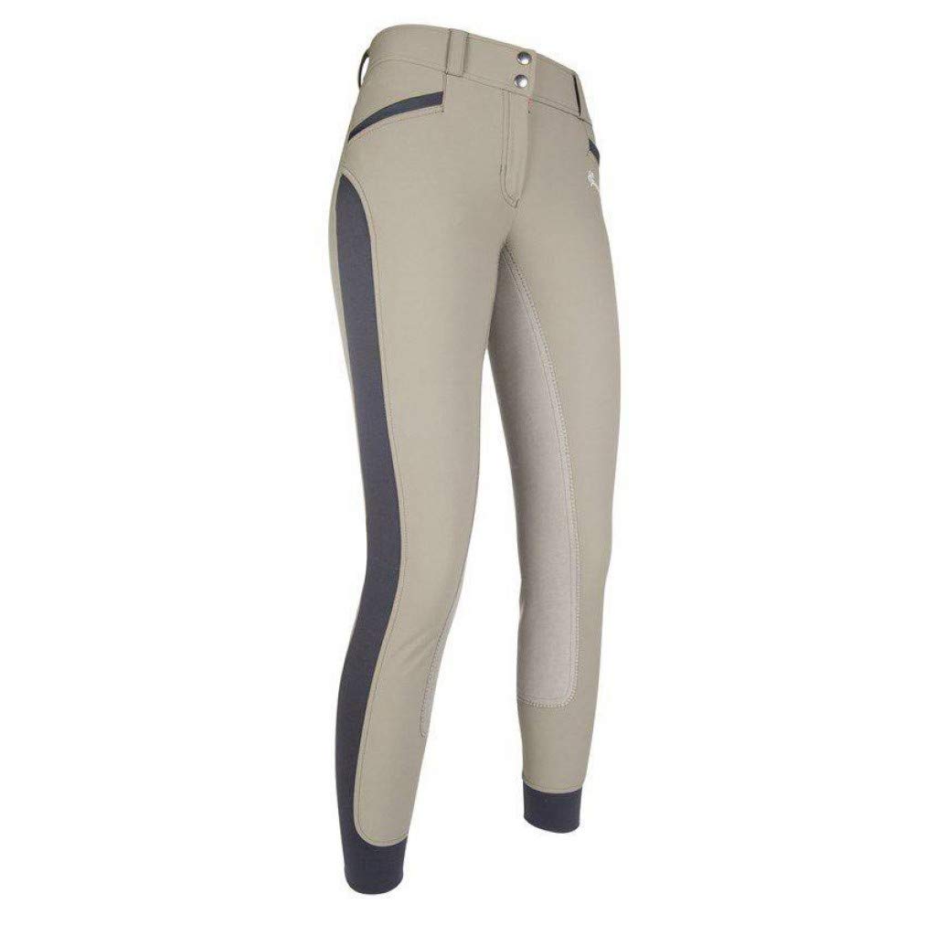 HKM - Reithose -Diamonds Eva Pink Star- 3/4 Alos Besatz2502, Pantaloni Unisex - Adulto