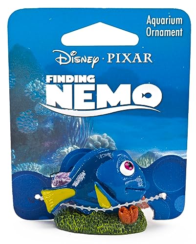 Image of Penn-Plax - Officially Licensed Disney's Finding NEMO Aquarium Ornament - Dory with Pink & Purple Coral - Mini Sized 1.6 inch Tall
