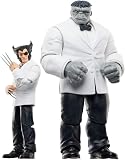 Hasbro Marvel Legends Series, Marvel's Patch e Joe Fixit, confezione con 2 action figure collezionabili per adulti in scala da 15 cm, 50° anniversario dei fumetti di Wolverine - 4