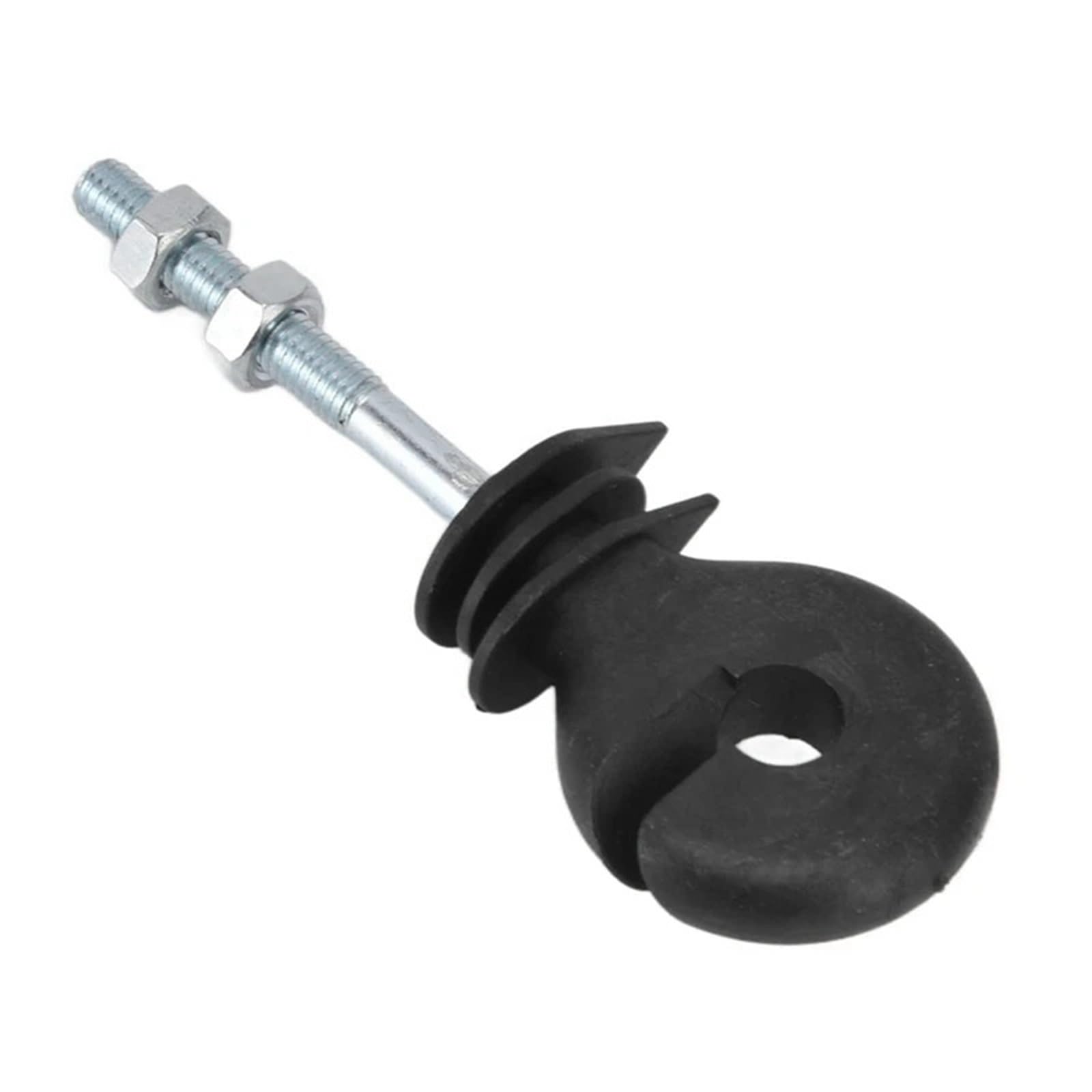 Anillo Aislador Aisladores Aislador de cerca eléctrica, tuerca plana, aislamiento roscado, 50 Uds