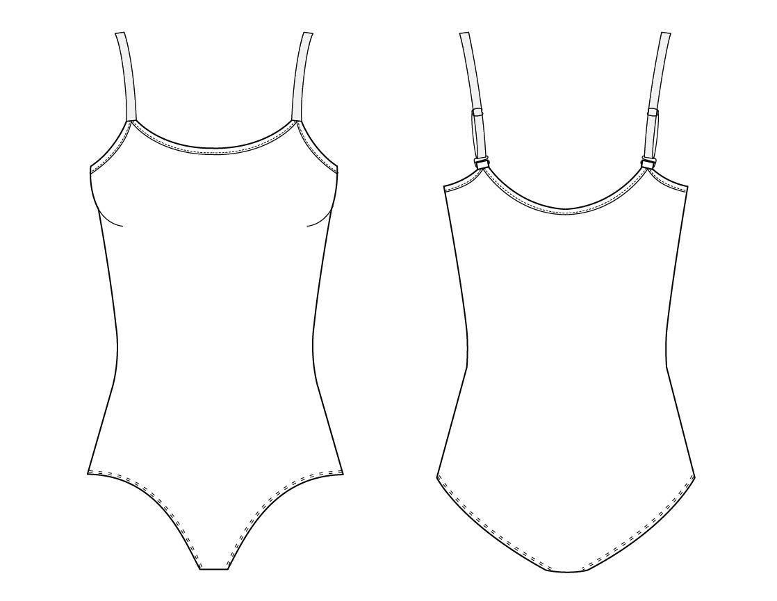 Bloch Zena Adjustable Strap Camisole Leotard W/Bra Zena Justaucorps à bretelles réglables avec soutien-gorge Femme (lot de 1)